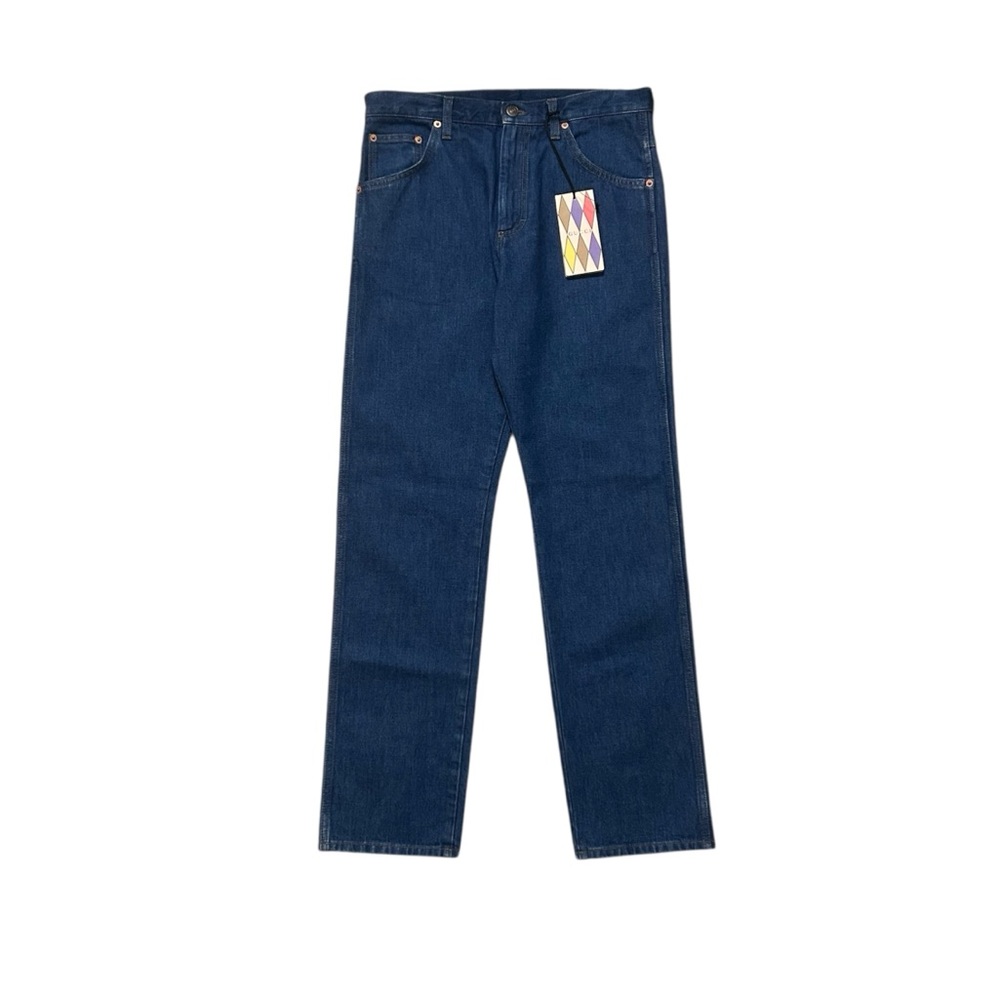 New Gucci Lovelight Straight Leg Embroidered Jeans Mens Size 32